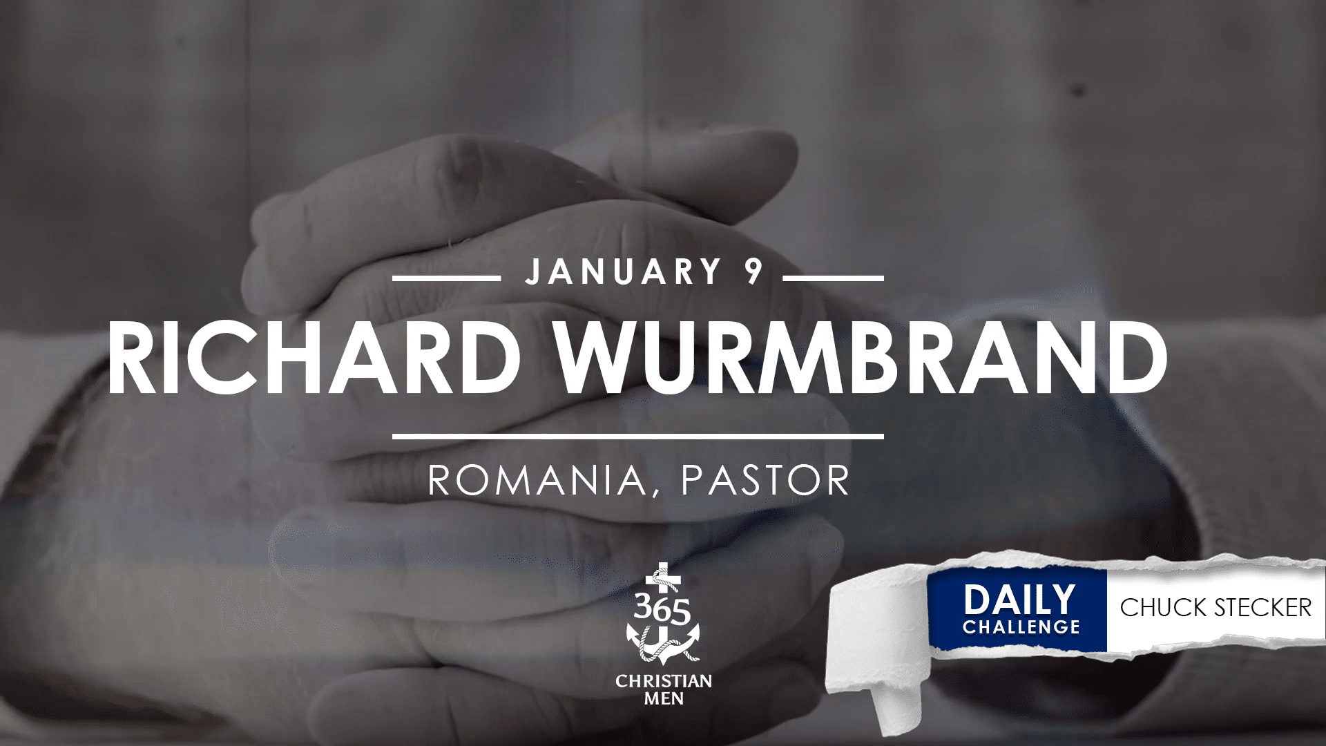 Enero 9 – Richard Wurmbrand