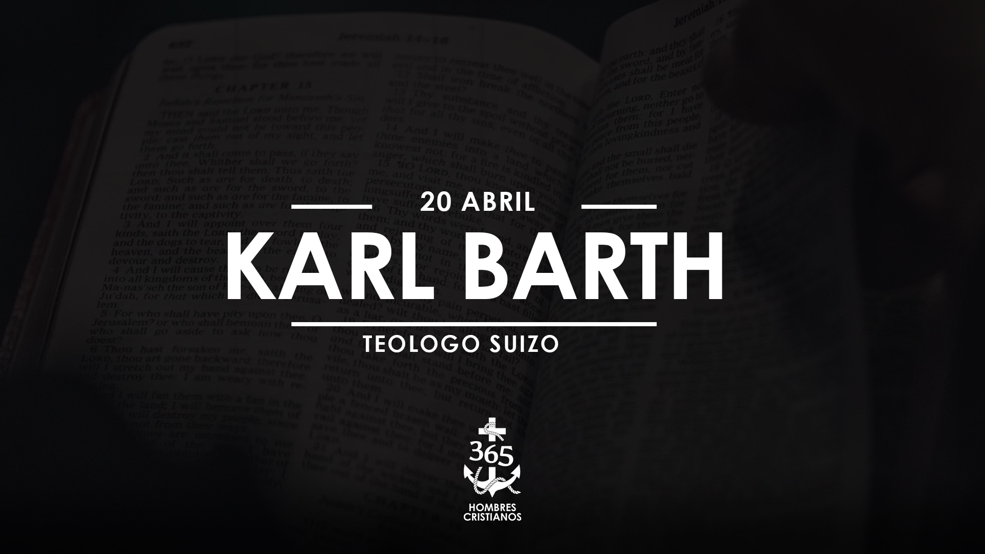 Abril 20- Karl Barth